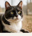 Kat in een groene omgeving als voorbeeld van een lokale zoekmelding